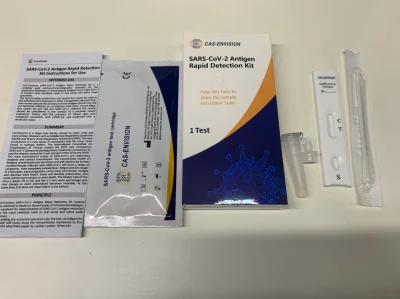 선전 공급업체인 Infectious Disease Antigen AG의 신속 테스트 키트, 배송 준비 완료
